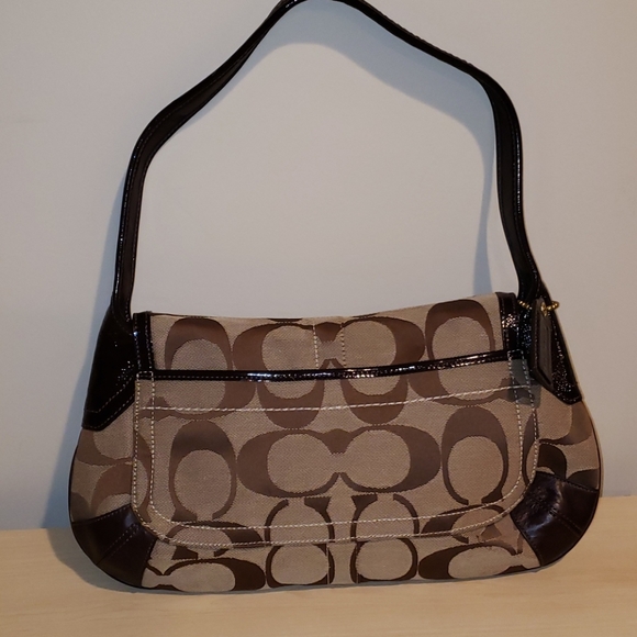 Brown Coach Signature Bag - Picture 2 of 6